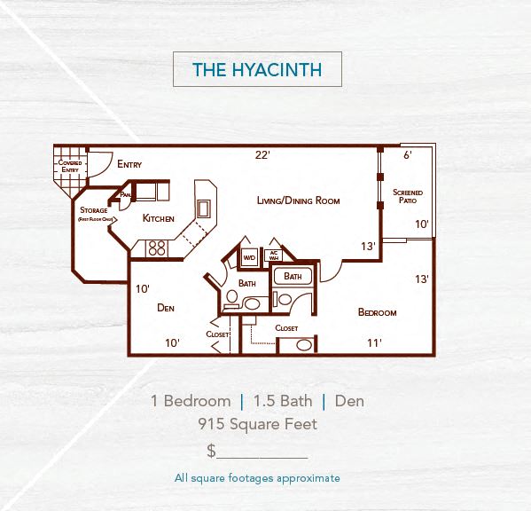 a floor plan of the hyacinth